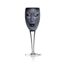 Målerås Glasbruk Vinglas Electra, MASQ TABLEWARE. Svart  - höjd 250mm