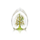Yggdrasil, grön/gul - liten - Nordic Icons - Världsträdet