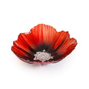 Poppy, skål, röd/svart - medium