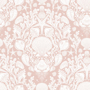 Reveal Wallpaper Deep Sea Damask - Blush – designstark produkt för ett vackrare och mer personligt hem