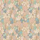 Reveal Wallpaper Blomsterbädd - Ockra – designstark produkt för ett vackrare och mer personligt hem