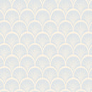 Feather fan - Eggshell Blå