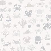Reveal Wallpaper Crab Beach - Pearl – designstark produkt för ett vackrare och mer personligt hem