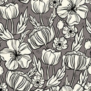 Poppy Sketch - Charcoal