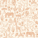 Watercolor Safari - Terracotta