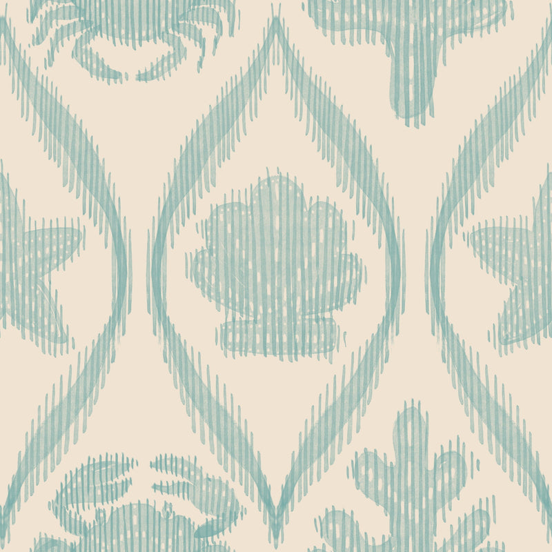 Beach Life Ikat - Aqua