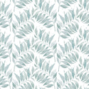 TextuRöd Watercolor Palm Leaf - Aqua