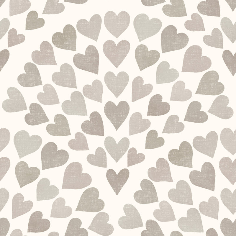 Scallop Hearts - Grey