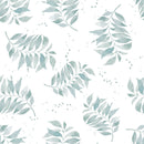 Watercolor Palm Toss - Aqua