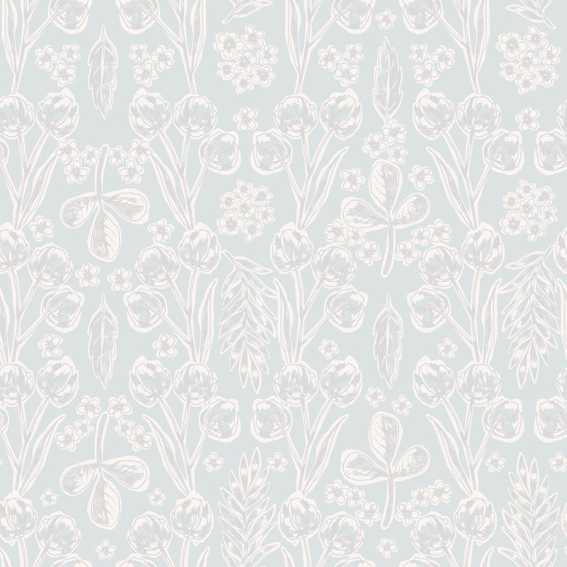 Doodle Damask - Sea