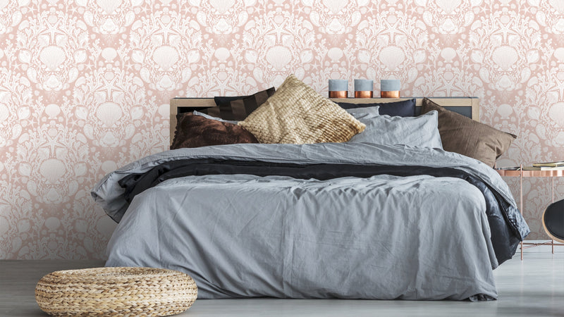 Deep Sea Damask - Blush