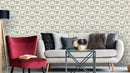Reveal Wallpaper CheckeRöd Hearts - Sage – designstark produkt för ett vackrare och mer personligt hem