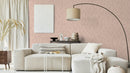 Reveal Wallpaper Knitted Leaf - Powder – designstark produkt för ett vackrare och mer personligt hem