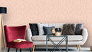 Reveal Wallpaper Knitted Leaf - Powder – designstark produkt för ett vackrare och mer personligt hem