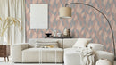 Reveal Wallpaper Knitted Leaf - Earth Mix – designstark produkt för ett vackrare och mer personligt hem