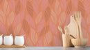 Reveal Wallpaper Knitted Leaf - Lava Mix – designstark produkt för ett vackrare och mer personligt hem