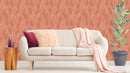 Reveal Wallpaper Knitted Leaf - Lava Mix – designstark produkt för ett vackrare och mer personligt hem