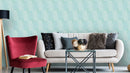 Reveal Wallpaper Diamond Geo - Turkos – designstark produkt för ett vackrare och mer personligt hem