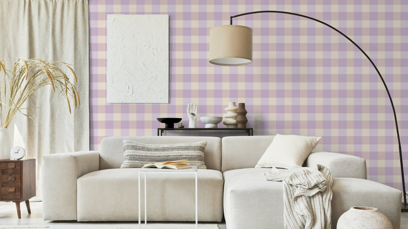 Gingham - Lilac