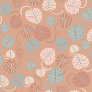 Reveal Wallpaper Monstera leaf - Terra – designstark produkt för ett vackrare och mer personligt hem