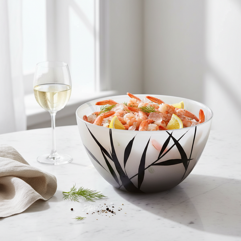 Nybro Crystal Skal Nebbioso Vit 115X 210 Mm – kvalitetsprodukt för hem och dukning