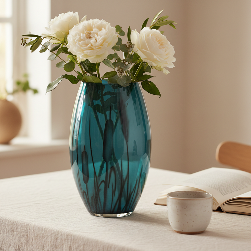 Nybro Crystal Vas Kaveldun Konvex 200Xx 130Mm – kvalitetsprodukt för hem och renovering
