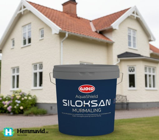 Gjøco AquaShield Siloksan Murmaling- Valfri kulör. Överlägsen vattenavvisning och smutsskydd