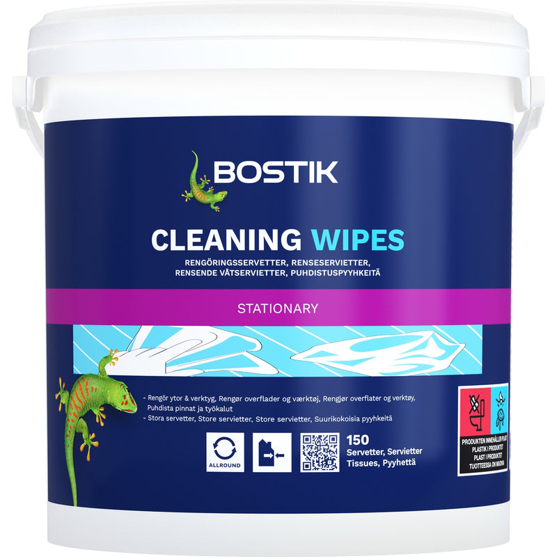 BOSTIK CLEANING WIPES - i burk och hink