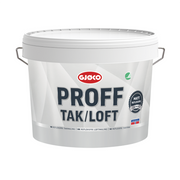 Gjöco Proff TAK/LOFT Hvit – professionell färgprodukt för ett hållbart resultat