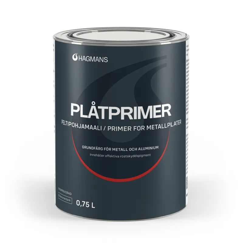 Hagmans Plåtprimer  NY  Rostskyddsgrundfärg för metall och aluminium