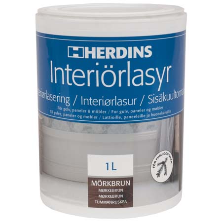 Herdins Interiörlasyr Aqua - 1L (Tidigare namn, Golvlasyr)
