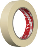 KIP Masking-Tec Naturell är en kreppad maskeringstejp med naturgummilim och god vidhäftning. För enkel, kortvarig maskering på släta ytor inomhus. 24mm bred