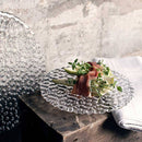 Målerås Glasbruk Knäckebröd / Crisp Bread Stor 280mm - Tallrik/bricka/fat handgjort i kristall