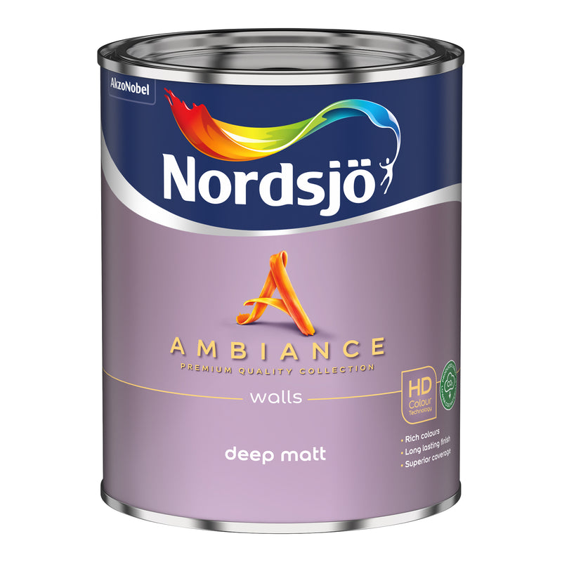 Nordsjö Ambiance Deep matt Väggfärg helmatt - Vacker helmatt väggfärg - Vit