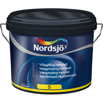 Nordsjö Original Väggfärg 5 Vit - Vacker helmatt väggfärg