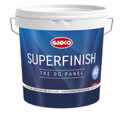 Gjöco Superfinish 40 Halvblankt - Slitstark silkematt akryllackfärg – professionell färgprodukt för ett hållbart resultat