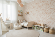 Reveal Wallpaper Watercolor Safari - Terracotta – designstark produkt för ett vackrare och mer personligt hem