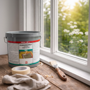 Dana Glasmästarkitt i fönstermiljö