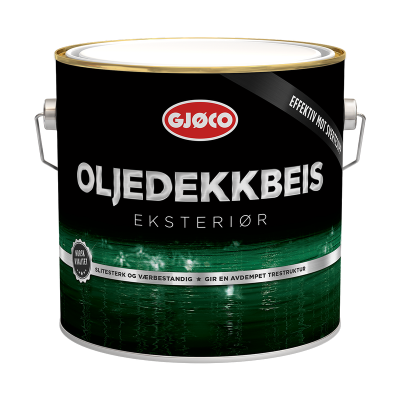 Gjøco Exclusive Oljedekkbeis - Oljetäcklasyr för träfasad