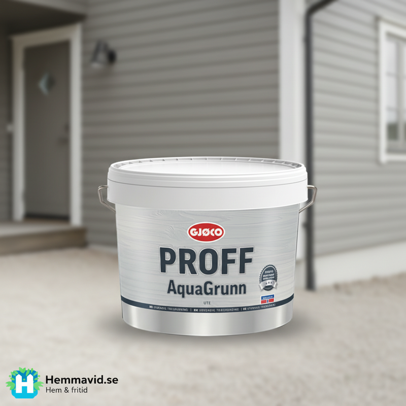 Gjöco Proff Aquagrunn Hvit - Grundning för träfasad