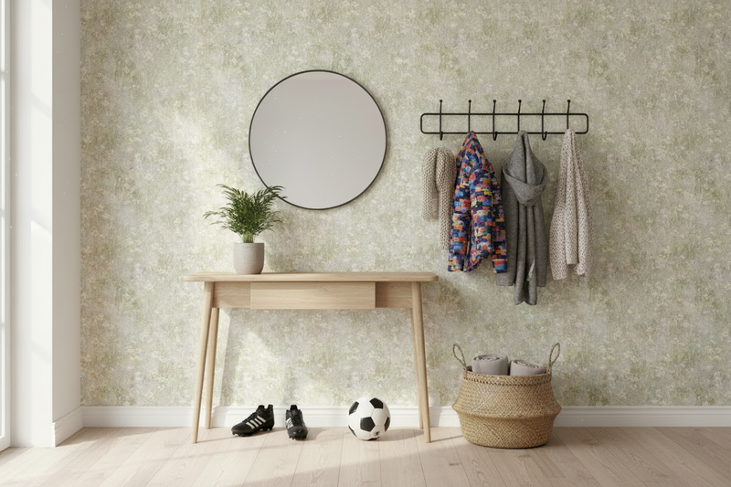 Hall med fotbollsskor och fotboll