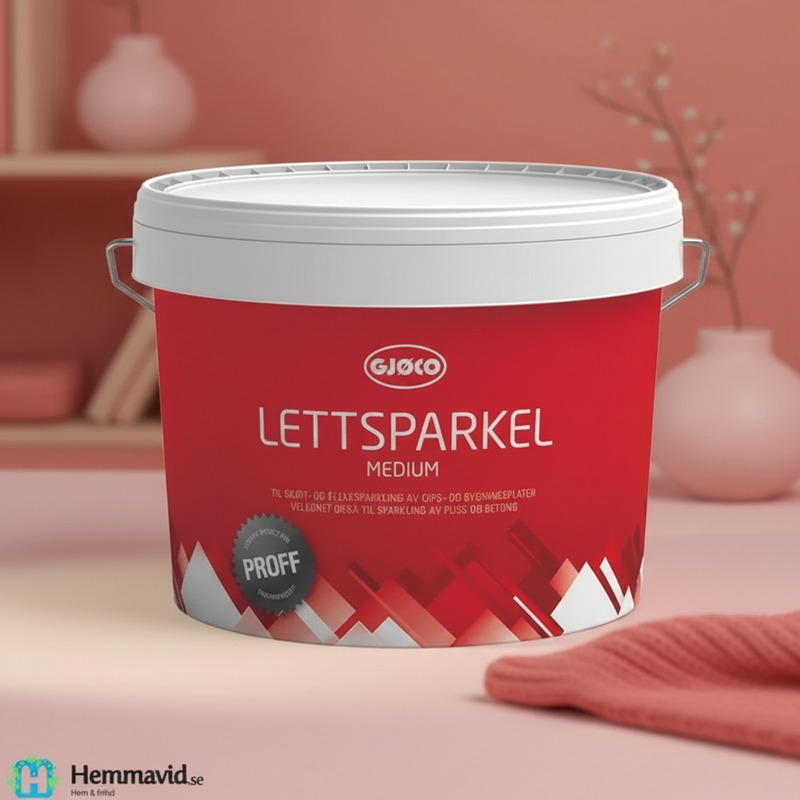 Gjøco Proff Lättspackel Medium - Högkvalitativ lättviktsspackel för de flesta underlag