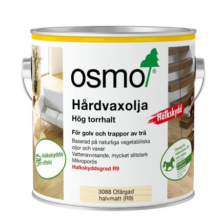 Osmo Hårdvaxolja med halkskydd - Ofärgad Sidenmatt (R11)