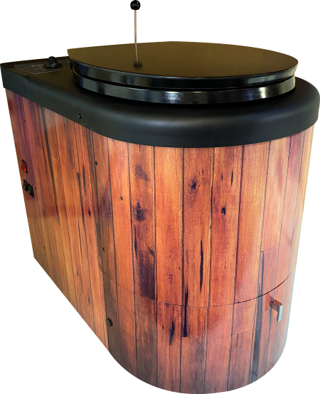 Purolett Eco Royal - Wood. Svensktillverkad förbränningstoalett