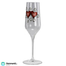 Nybro Crystal Chamoagneglas Crystal Ink Heart 23 cl240x80 mm - Hemmavid