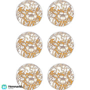 Åry Home Åry Trays Bachelours button, Glasunderlägg - Ø - 6-pack - Hemmavid 10cm – kvalitetsprodukt för hem och renovering