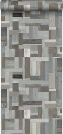 Origin tapet träskräp - grått - Hemmavid.se