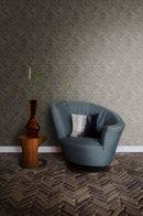 Origin tapet metallplåtar med nitar - brunt - Hemmavid.se