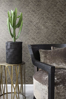 Origin tapet metallplåtar med nitar - brunt - Hemmavid.se