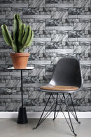 Origin tapet marmorstenar - svart och vitt - Hemmavid.se